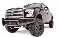 Load image into Gallery viewer, Fab Fours FF09-K1961-1 Black Steel Front Ranch Bumper Fits 09-14 F-150