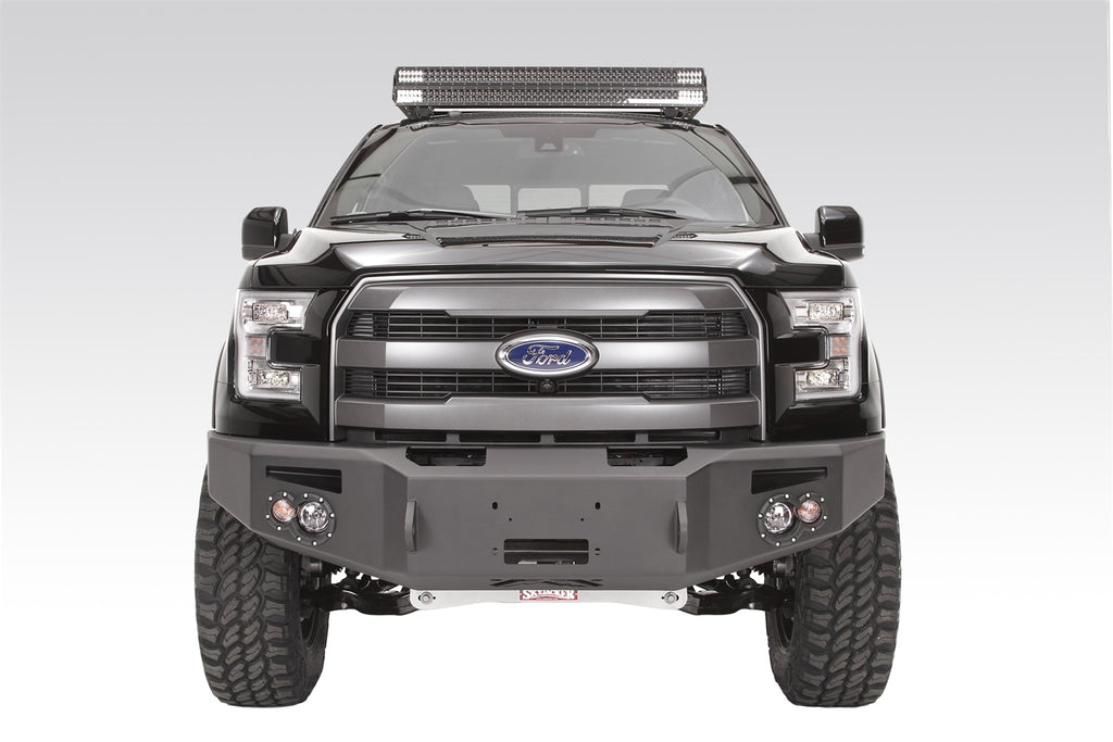 Fab Fours FF15-H3251-1 Premium Heavy Duty Winch Front Bumper Fits 15-17 F-150