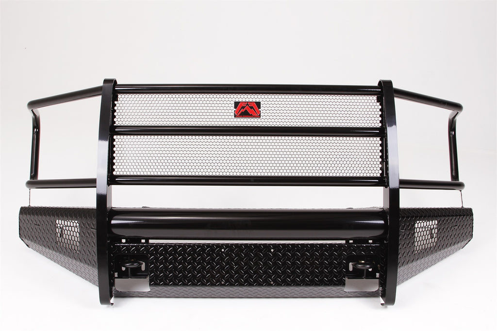 Fab Fours FF15-K3250-1 Black Steel Front Bumper Fits 15-17 F-150