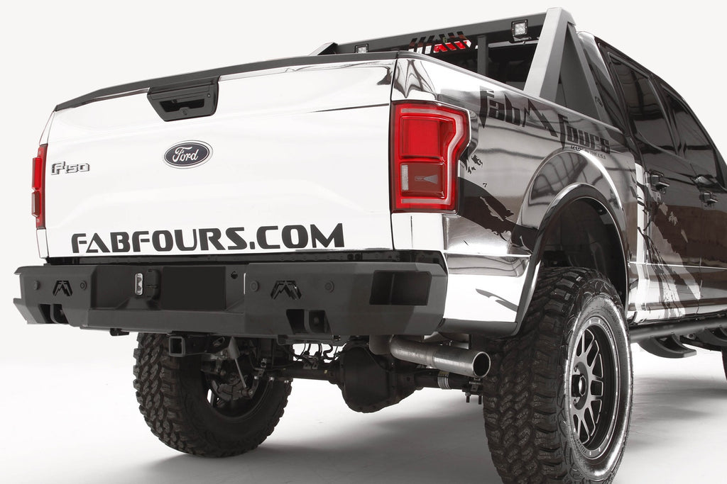 Fab Fours FF15-W3251-B Premium Rear Bumper Fits 15-20 F-150