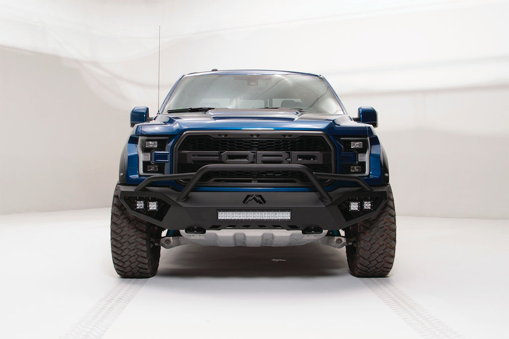 Fab Fours FF17-D4352-B Vengeance Front Bumper Fits 17-20 F-150
