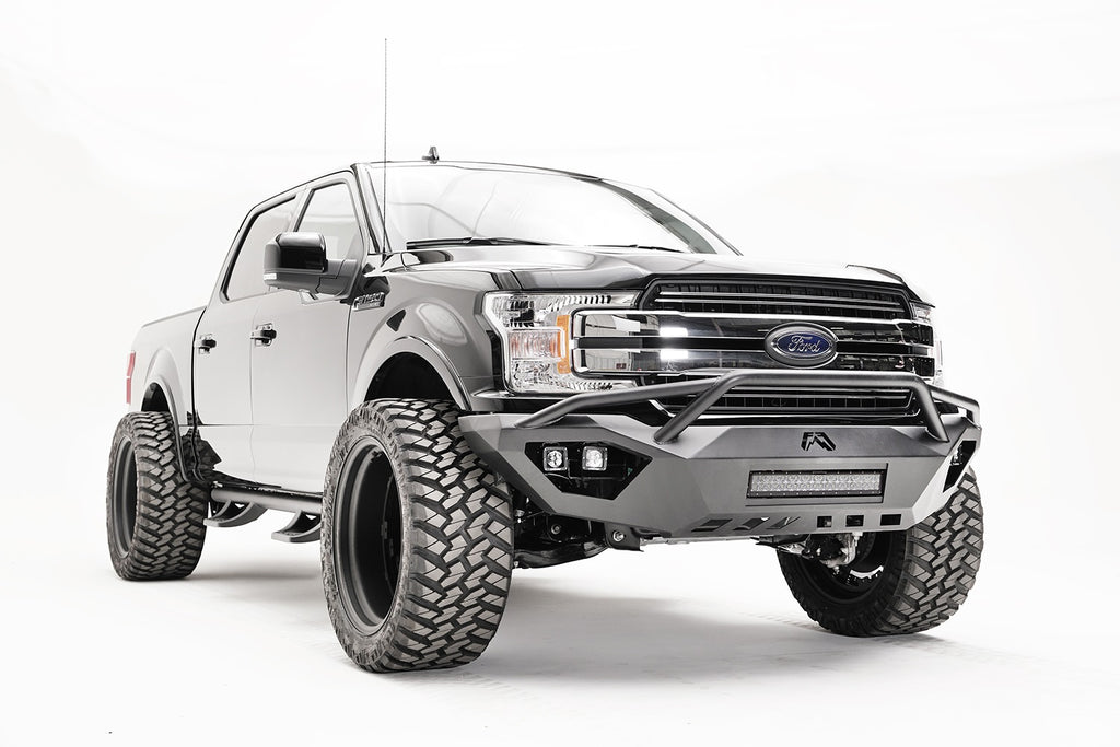 Fab Fours FF18-D4552-B Vengeance Front Bumper Fits 18-20 F-150
