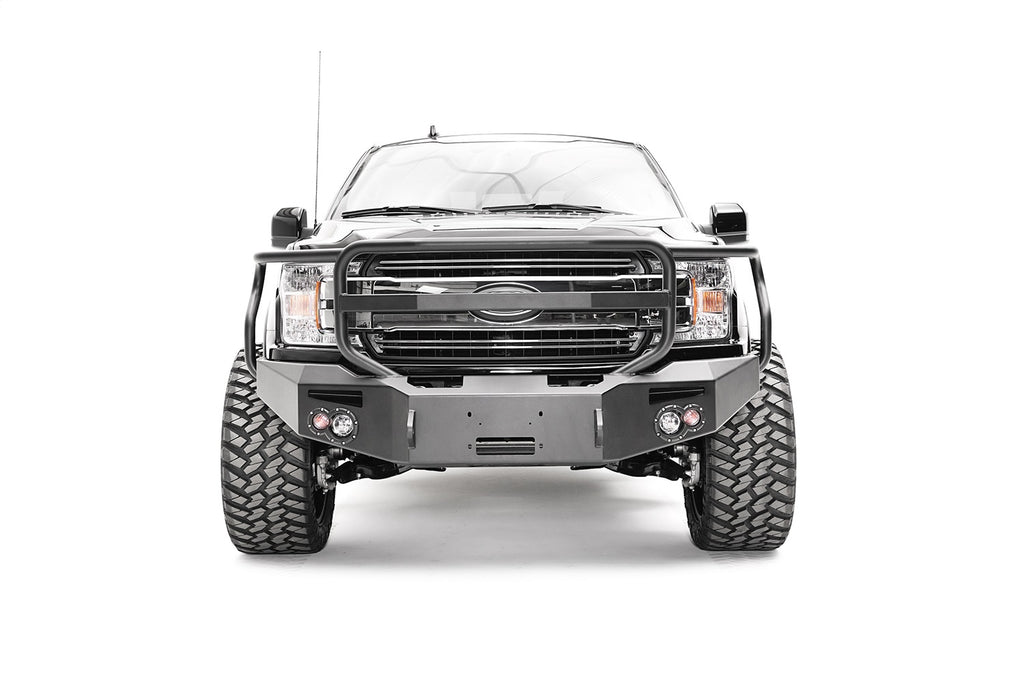 Fab Fours FF18-H4550-B Premium Winch Front Bumper Fits 18-20 F-150