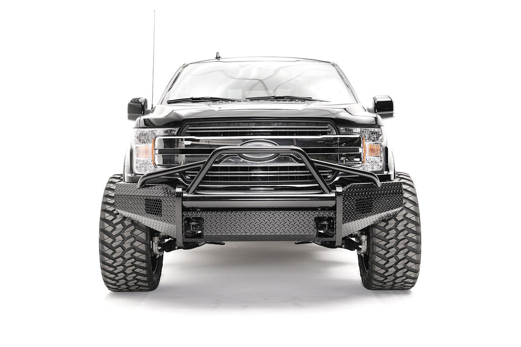 Fab Fours FF18-K4562-1 Black Steel Front Bumper Fits 18-20 F-150