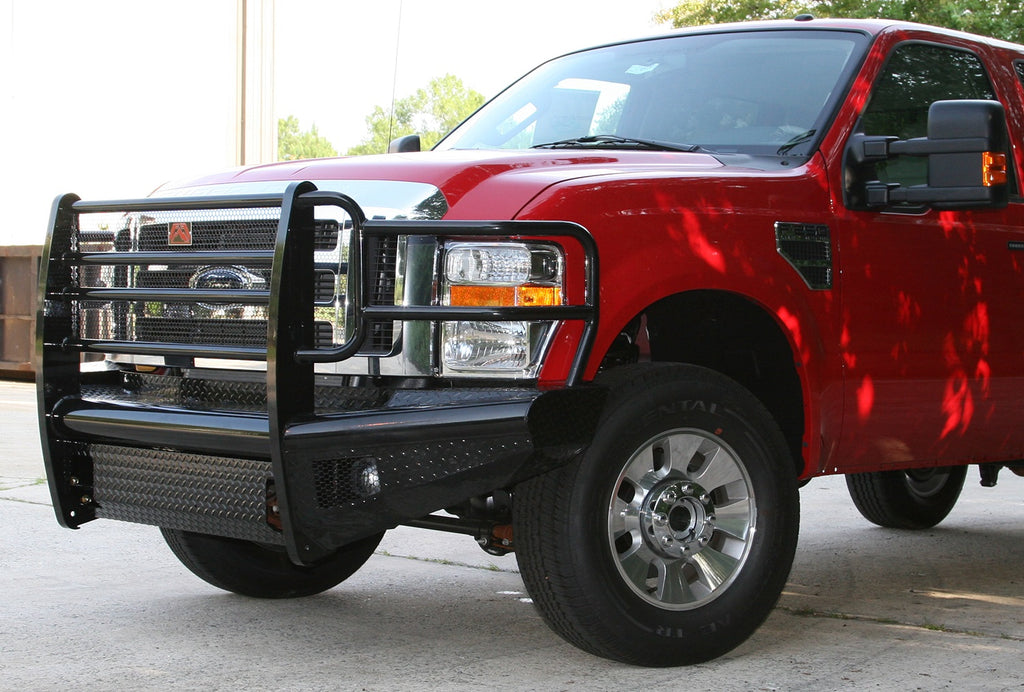 Fab Fours FS08-S1960-1 Black Steel Front Ranch Bumper