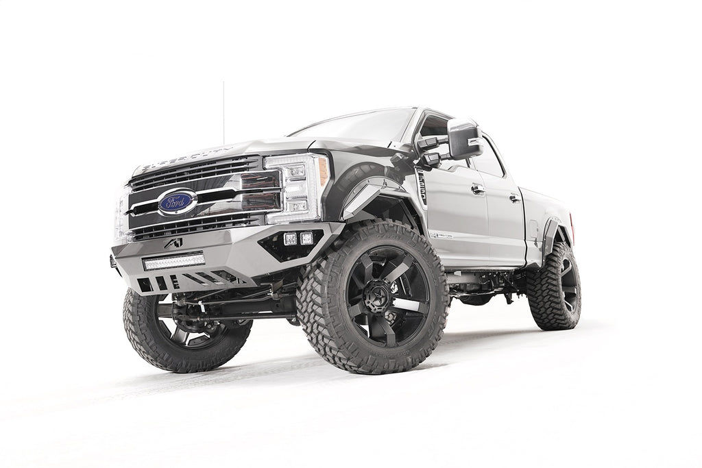 Fab Fours FS17-V4161-B Open Fender Front Bumper
