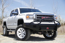 Load image into Gallery viewer, Fab Fours GM07-K2162-1 Black Steel Front Ranch Bumper Fits 07-13 Sierra 1500