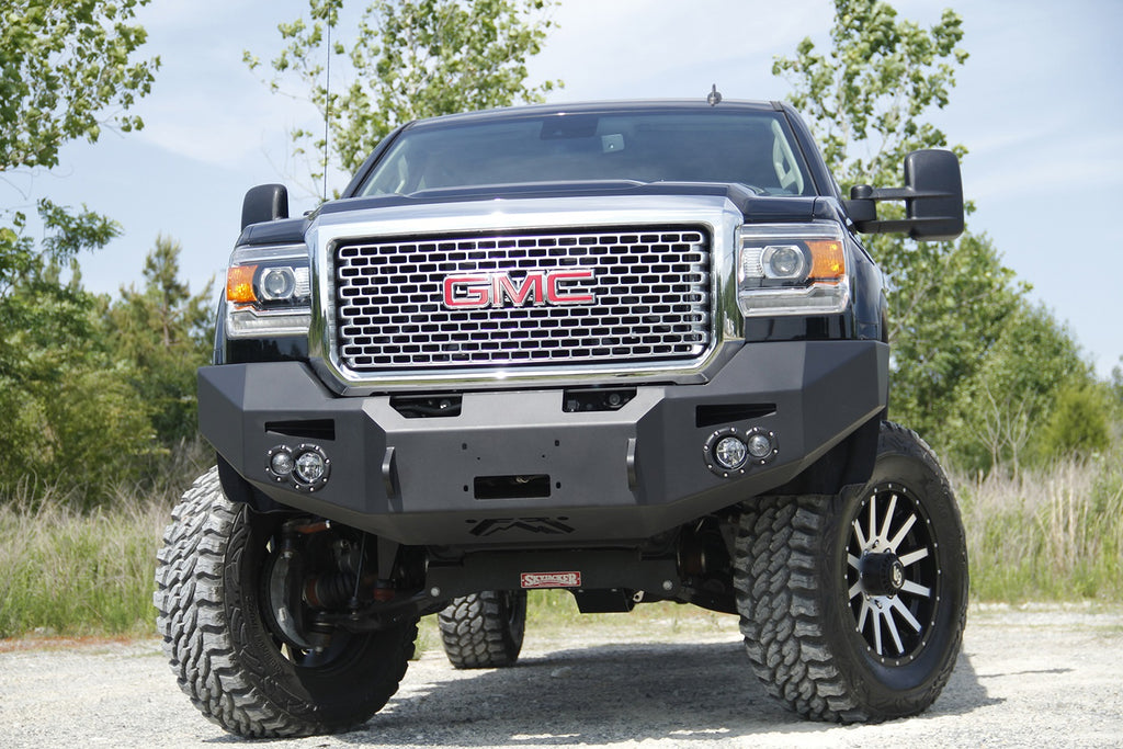 Fab Fours GM14-A3151-B Premium Heavy Duty Winch Front Bumper
