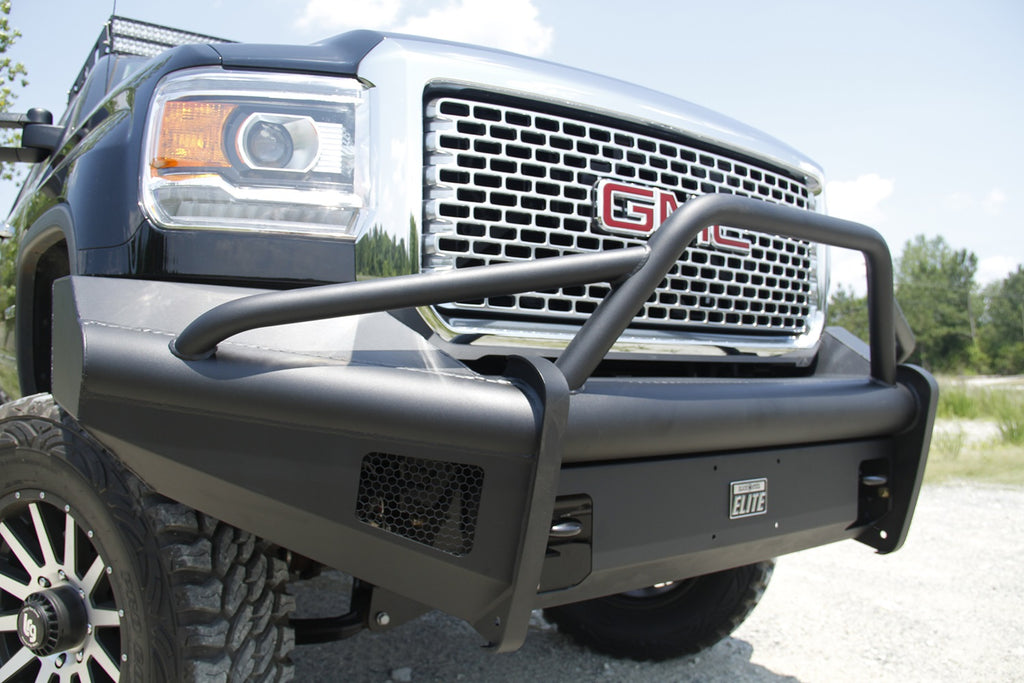 Fab Fours GM14-Q3162-1 Elite Front Ranch Bumper