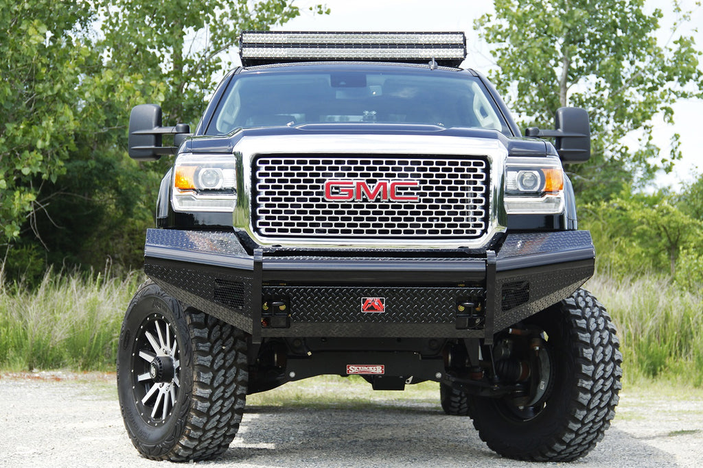 Fab Fours GM14-S3161-1 Black Steel Front Ranch Bumper