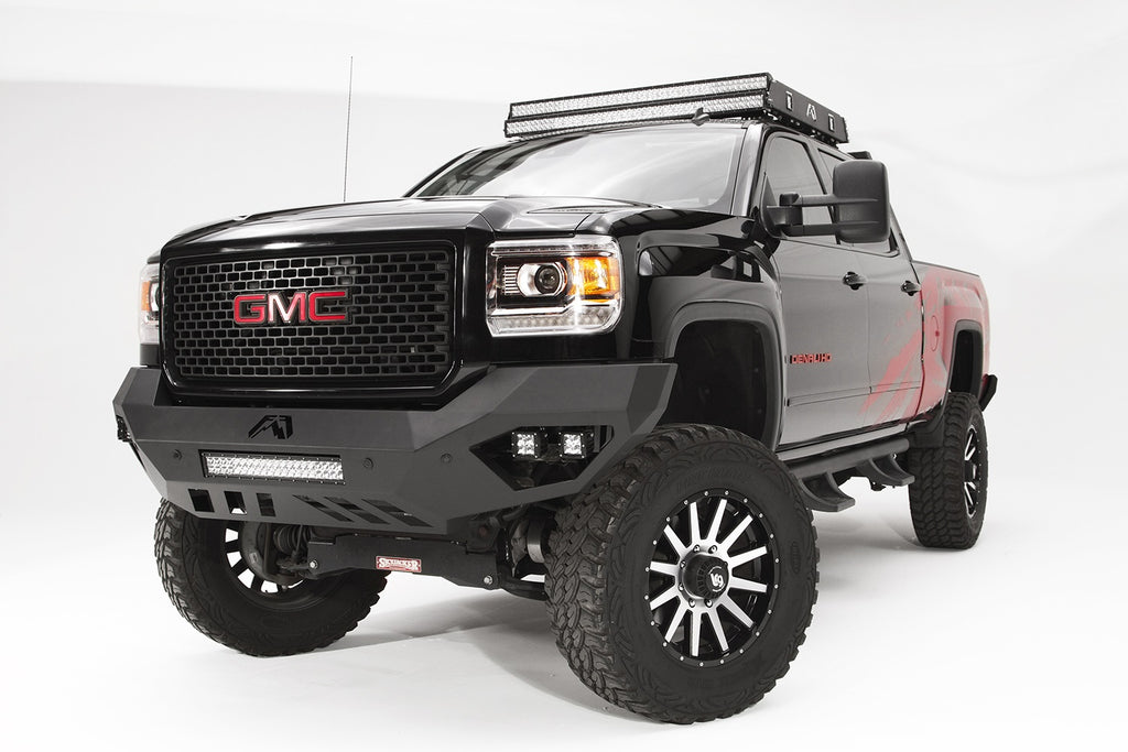Fab Fours GM15-V3151-B Vengeance Front Bumper Fits Sierra 2500 HD Sierra 3500 HD
