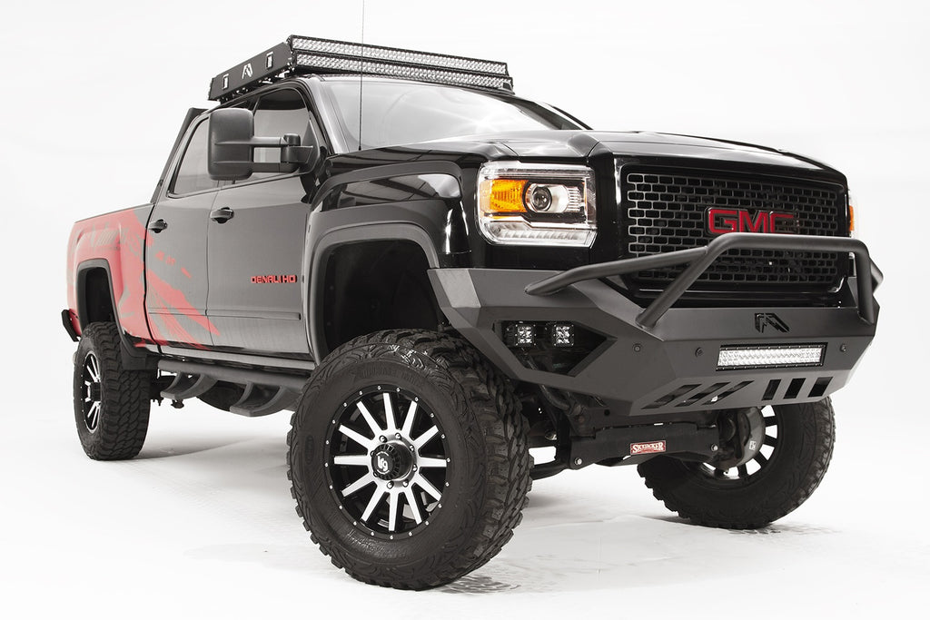 Fab Fours GM15-V3152-B Vengeance Front Bumper Fits Sierra 2500 HD Sierra 3500 HD