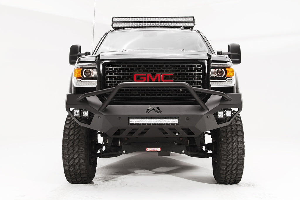 Fab Fours GM15-V3152-B Vengeance Front Bumper Fits Sierra 2500 HD Sierra 3500 HD