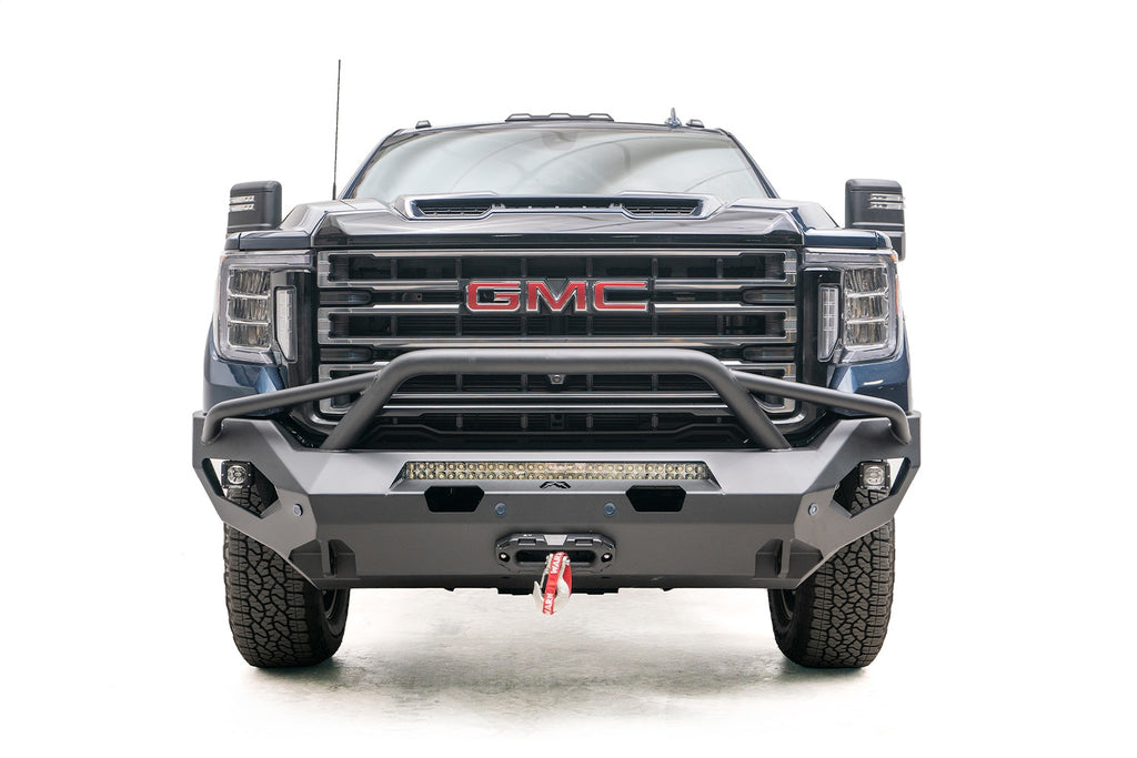 Fab Fours GM20-X5052-B Matrix Front Bumper Fits Sierra 2500 HD Sierra 3500 HD
