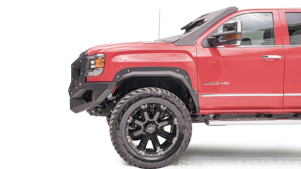 Fab Fours GR3100-B Grumper Front Bumper Fits 15-19 Sierra 2500 HD Sierra 3500 HD