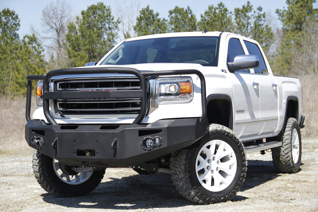 Fab Fours GS14-H3150-1 Premium Winch Front Bumper Fits 14-15 Sierra 1500