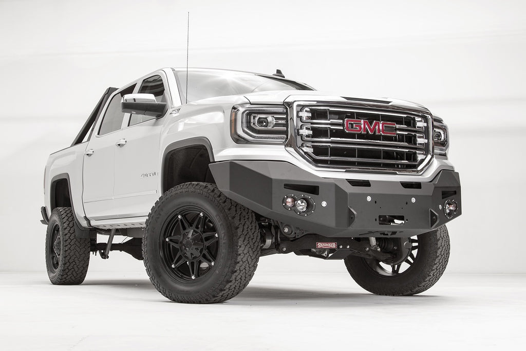 Fab Fours GS16-F3951-B Premium Winch Front Bumper Fits 16-18 Sierra 1500