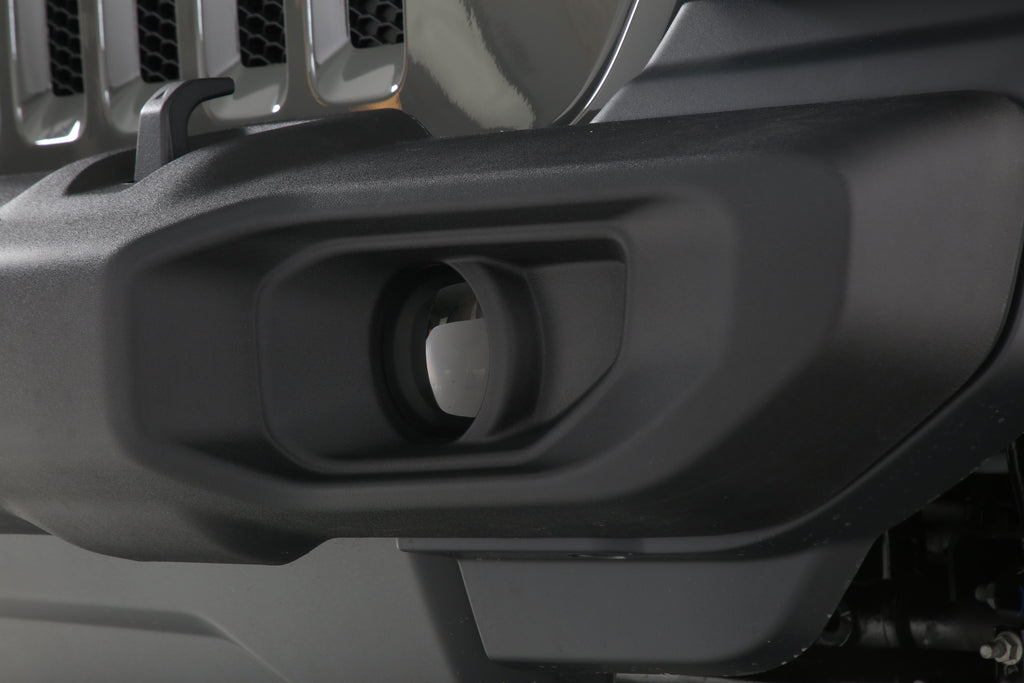 GT Styling Smoke Fog Light Covers 2 pc Fits 19-26 Gladiator JT Rubicon, Overland, Willys, 80th Anniversary Edition, Mojave, High Altitude, North Edition