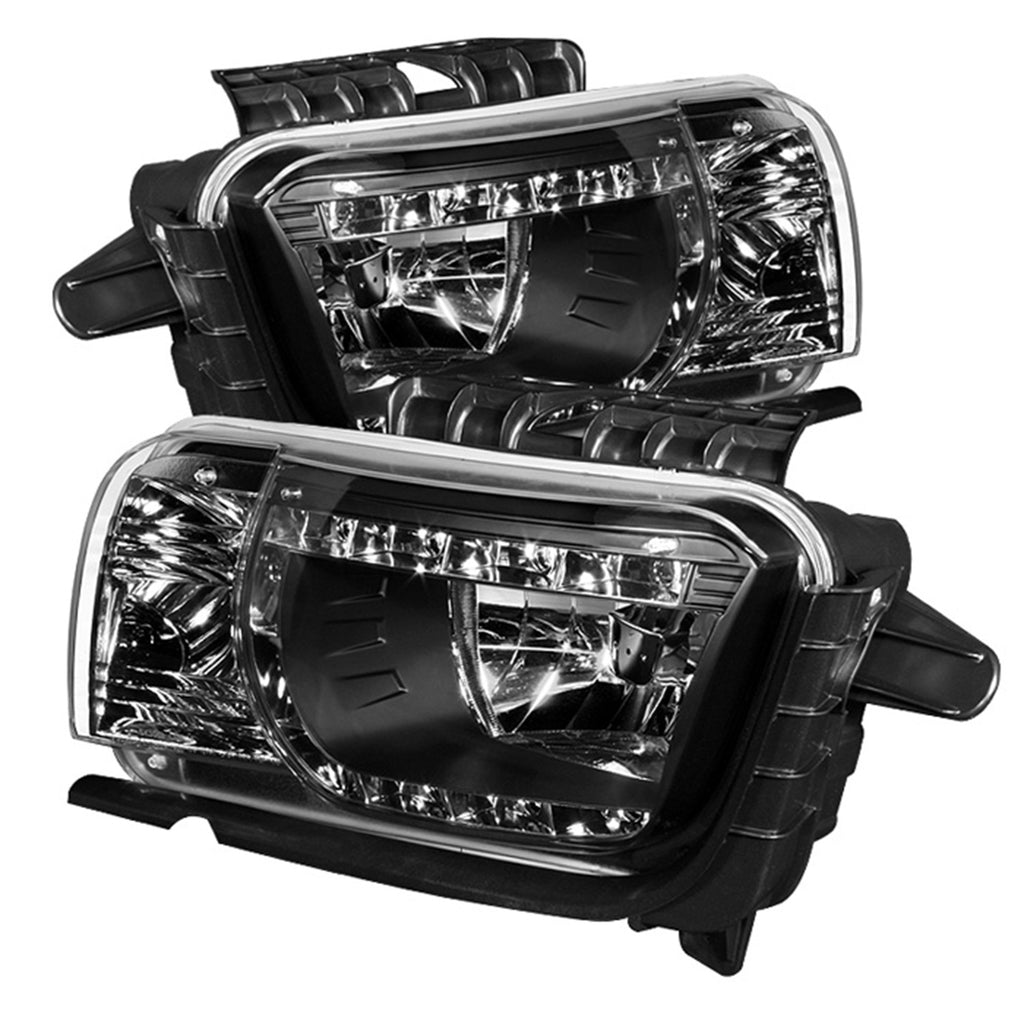 Spyder Auto 5029638 DRL LED Crystal Headlights Fits 10-13 Camaro