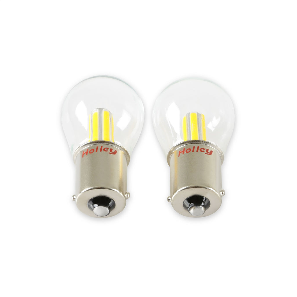 Holley Retrobright HLED15 LED Bulbs Type 1156 - Amber