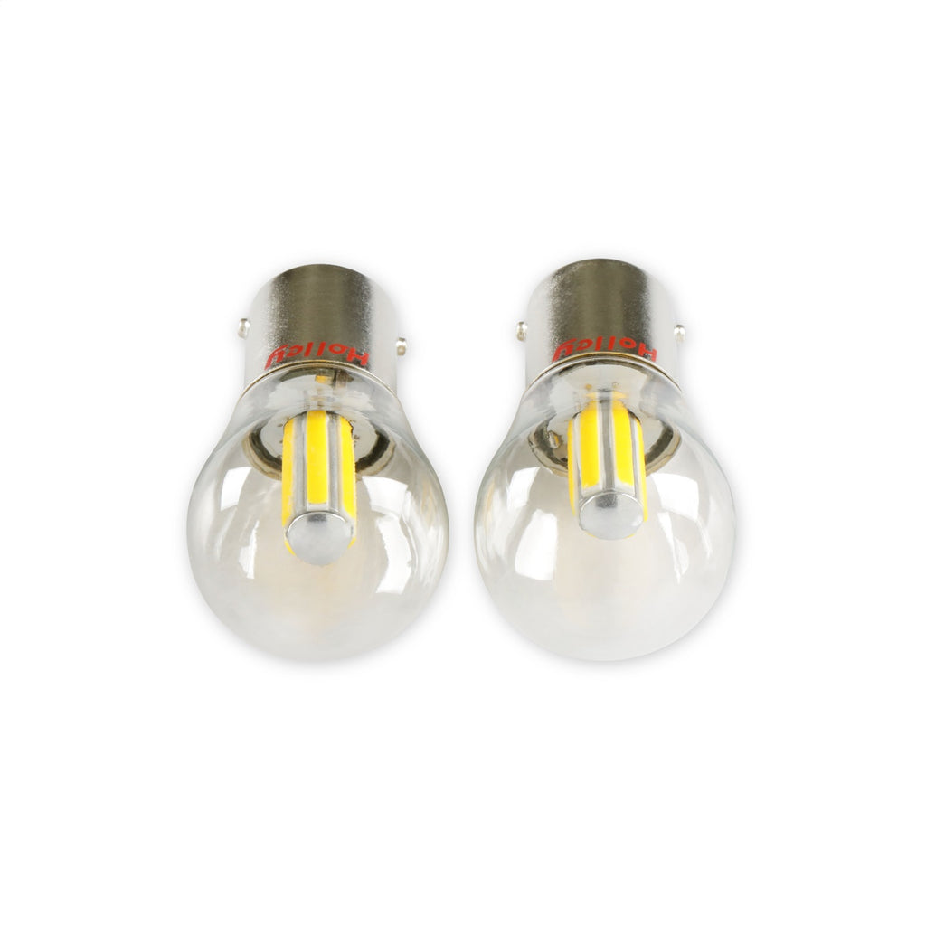 Holley Retrobright HLED15 LED Bulbs Type 1156 - Amber