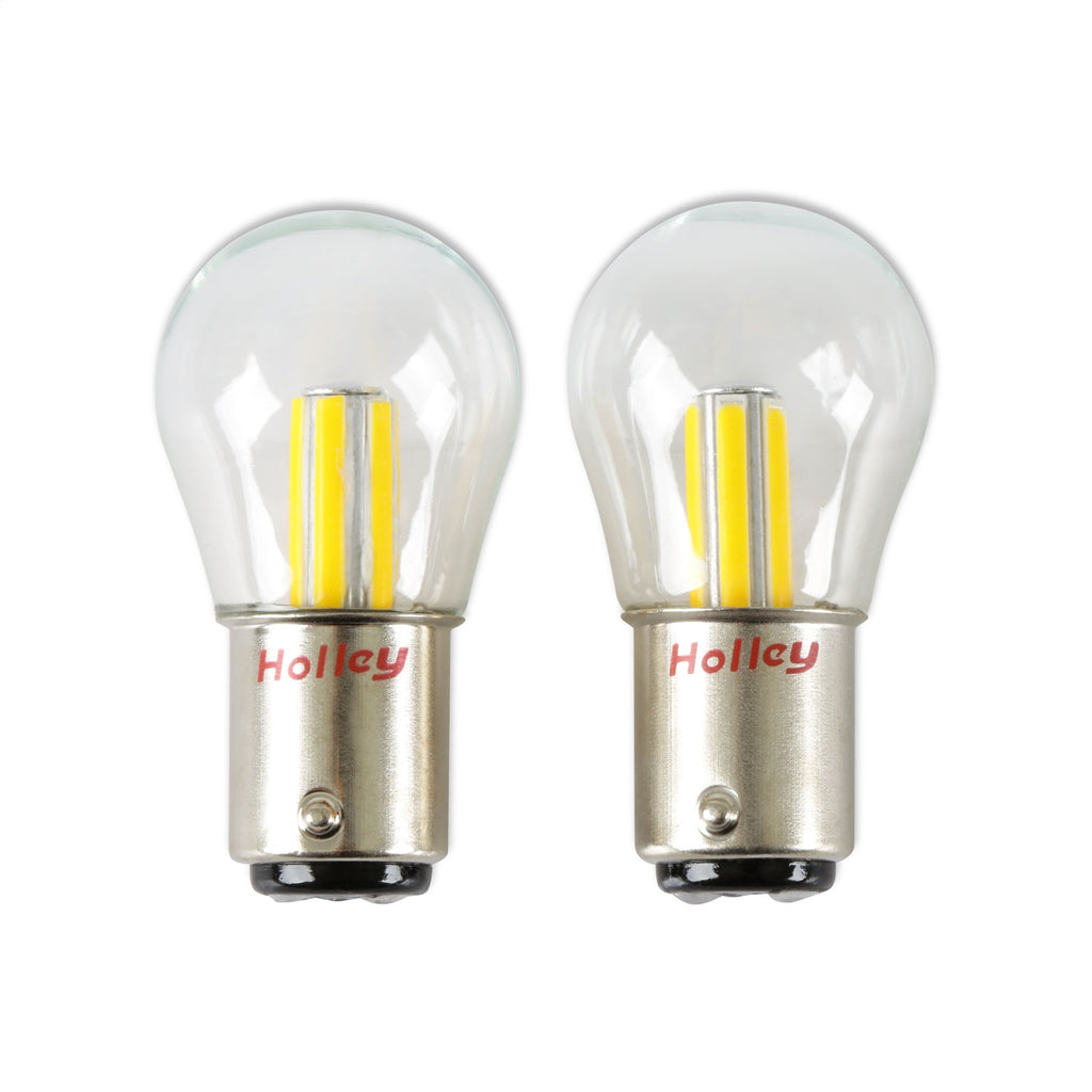 Holley Retrobright HLED20 LED Bulbs Type 1157 - Amber