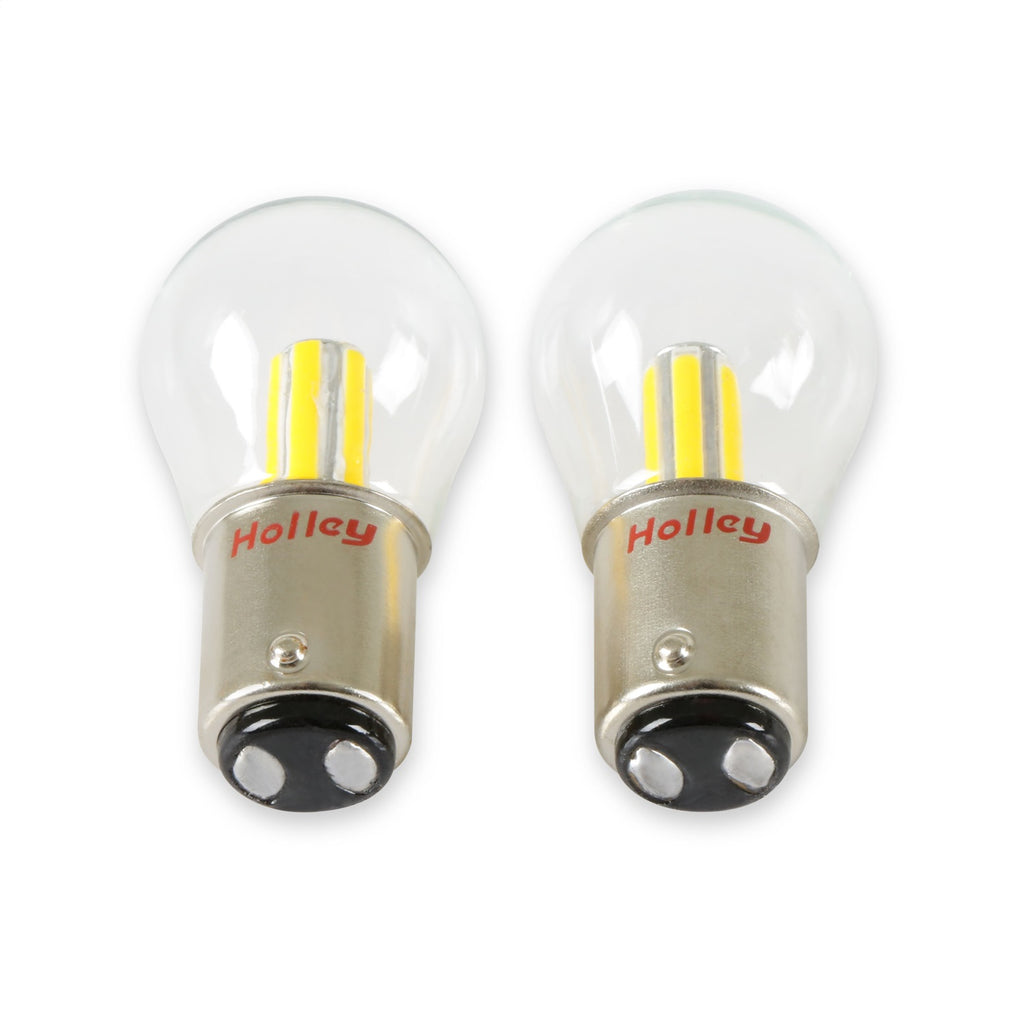 Holley Retrobright HLED20 LED Bulbs Type 1157 - Amber