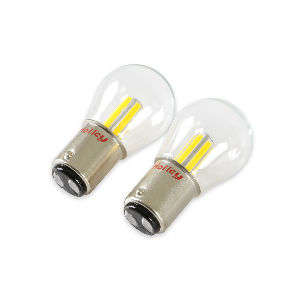 Holley Retrobright HLED20 LED Bulbs Type 1157 - Amber