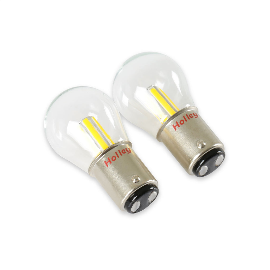 Holley Retrobright HLED20 LED Bulbs Type 1157 - Amber