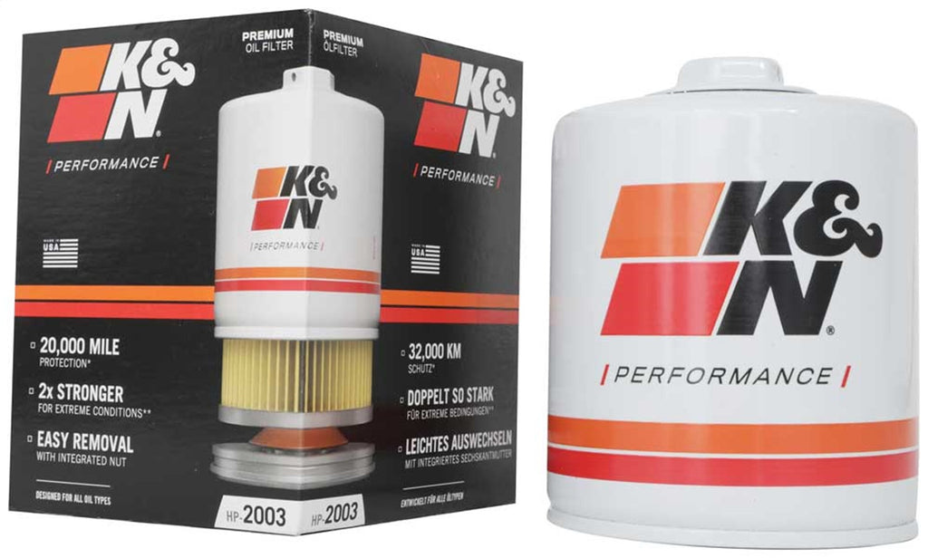 K&N Filters HP-2003 Performance Gold Oil Filter