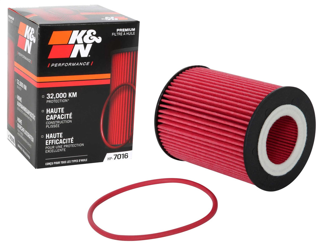 K&N Filters HP-7016 Oil Filter Fits 07-16 LR2 S60 S80 V60 V70 XC60 XC70 XC90