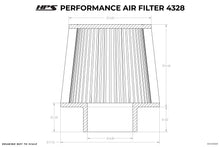 Load image into Gallery viewer, HPS HPS-4328 Universal Air Filter (Oiled)