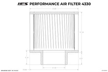 Load image into Gallery viewer, HPS HPS-4330 Universal Air Filter (Oiled)