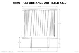 HPS HPS-4330 Universal Air Filter (Oiled)