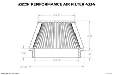 Load image into Gallery viewer, HPS HPS-4334 Universal Air Filter (Oiled)
