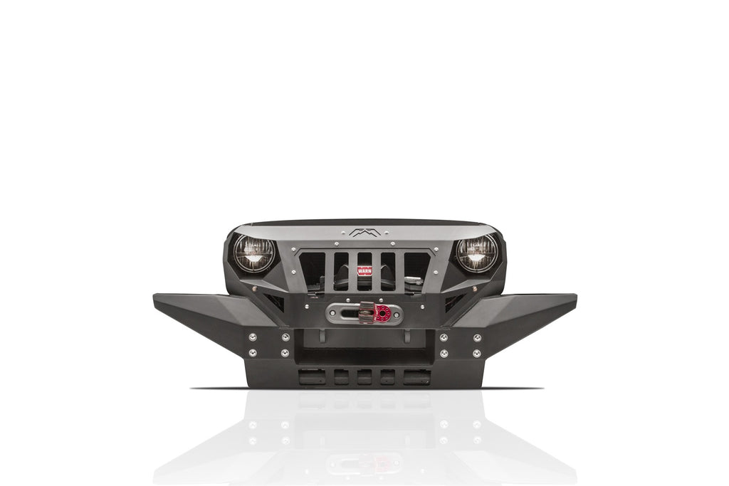 Fab Fours GR1010-B Grumper Grill/Front Bumper Fits 07-18 Wrangler (JK)