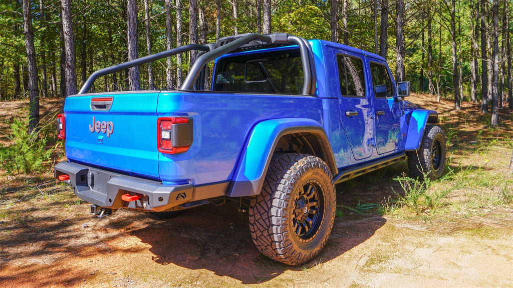 Fab Fours JTSR20-B Sport Rack Fits 20-24 Gladiator Pickup Gladiator