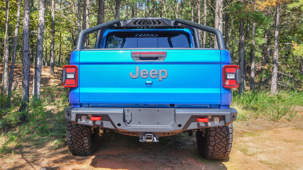 Fab Fours JTSR20-B Sport Rack Fits 20-24 Gladiator Pickup Gladiator