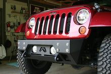 Load image into Gallery viewer, Fab Fours JK07-B1855-1 FMJ Stubby Winch Front Bumper Fits 07-18 Wrangler (JK)