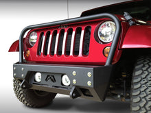 Load image into Gallery viewer, Fab Fours JK07-B1856-B FMJ Stubby Winch Front Bumper Fits 07-18 Wrangler (JK)