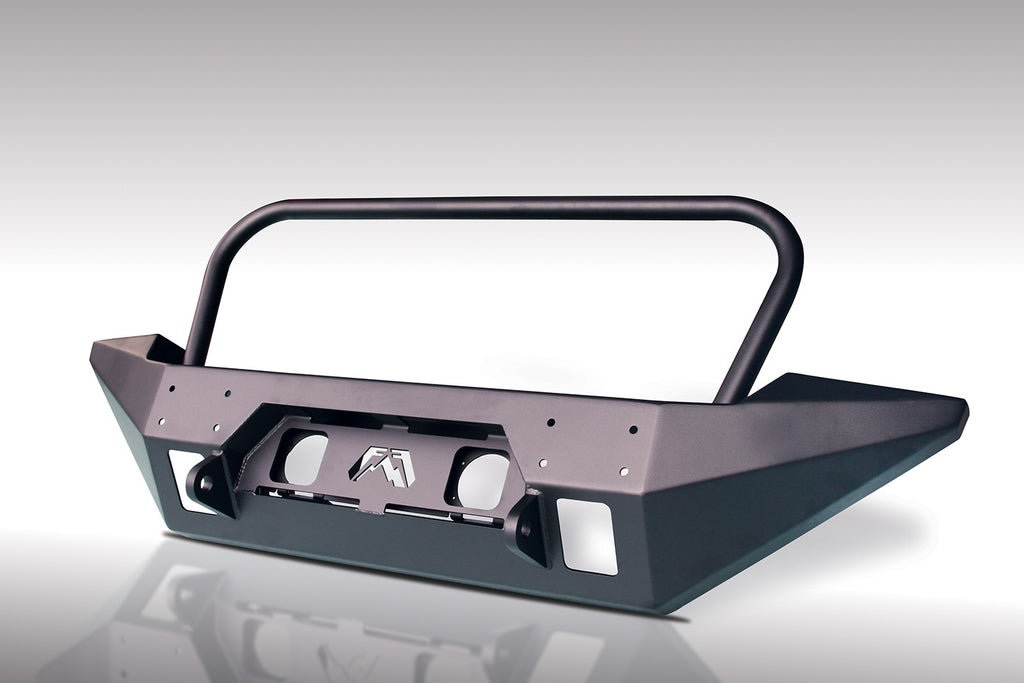 Fab Fours JK07-B1858-1 FMJ Full Width Winch Front Bumper Fits Wrangler (JK)