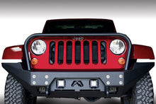 Load image into Gallery viewer, Fab Fours JK07-B1858-B FMJ Full Width Winch Front Bumper Fits Wrangler (JK)
