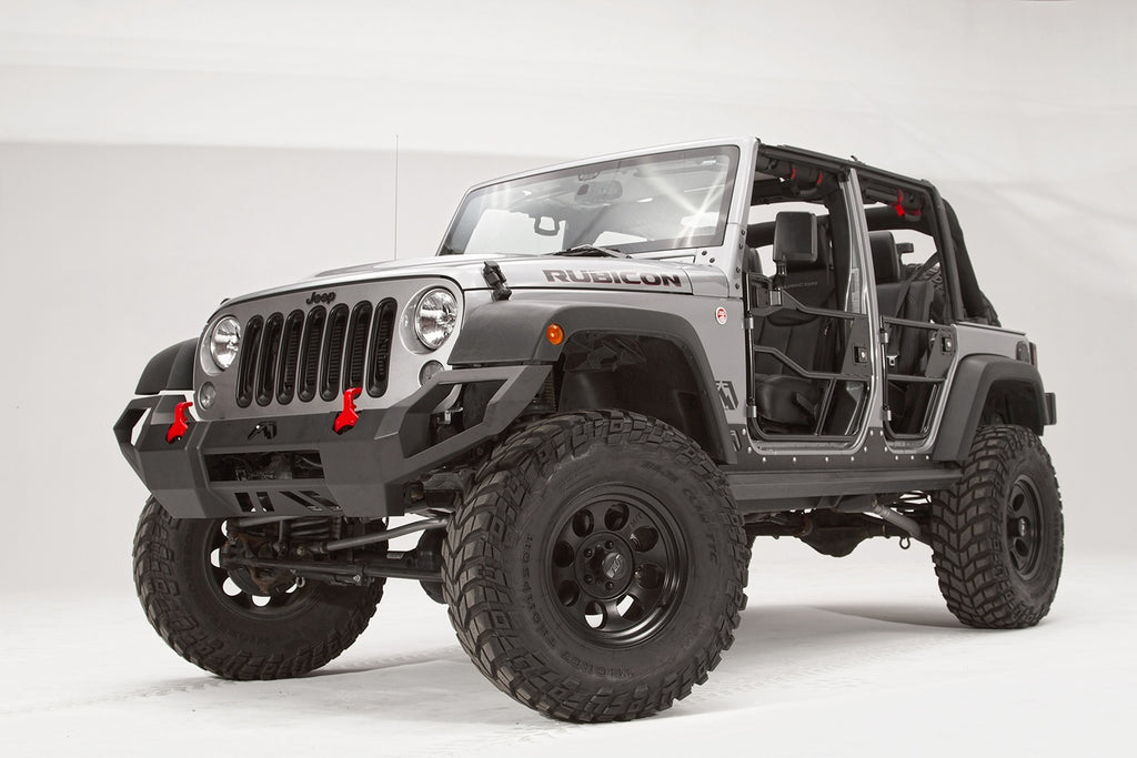Fab Fours JK07-D1851-B Vengeance Front Bumper Fits 07-18 Wrangler (JK)