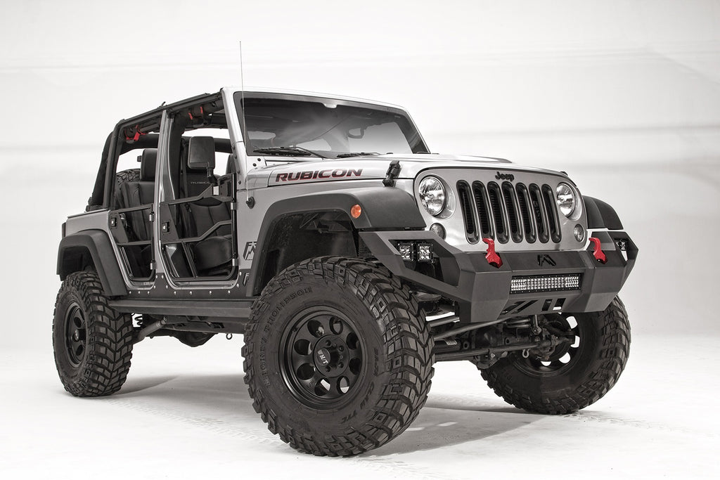 Fab Fours JK07-D1851-B Vengeance Front Bumper Fits 07-18 Wrangler (JK)
