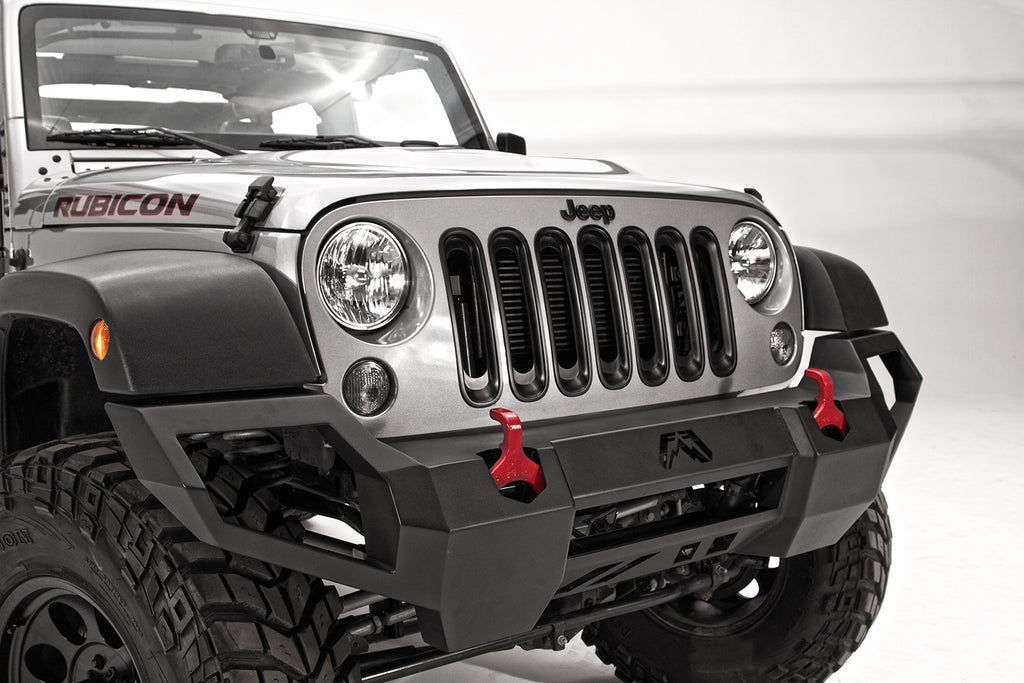 Fab Fours JK07-D1851-B Vengeance Front Bumper Fits 07-18 Wrangler (JK)