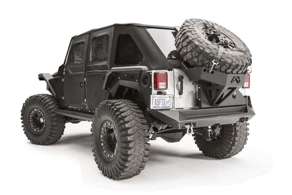 Fab Fours JK1005-B Fender Flare Fits 07-24 Wrangler (JK) Wrangler (JL)