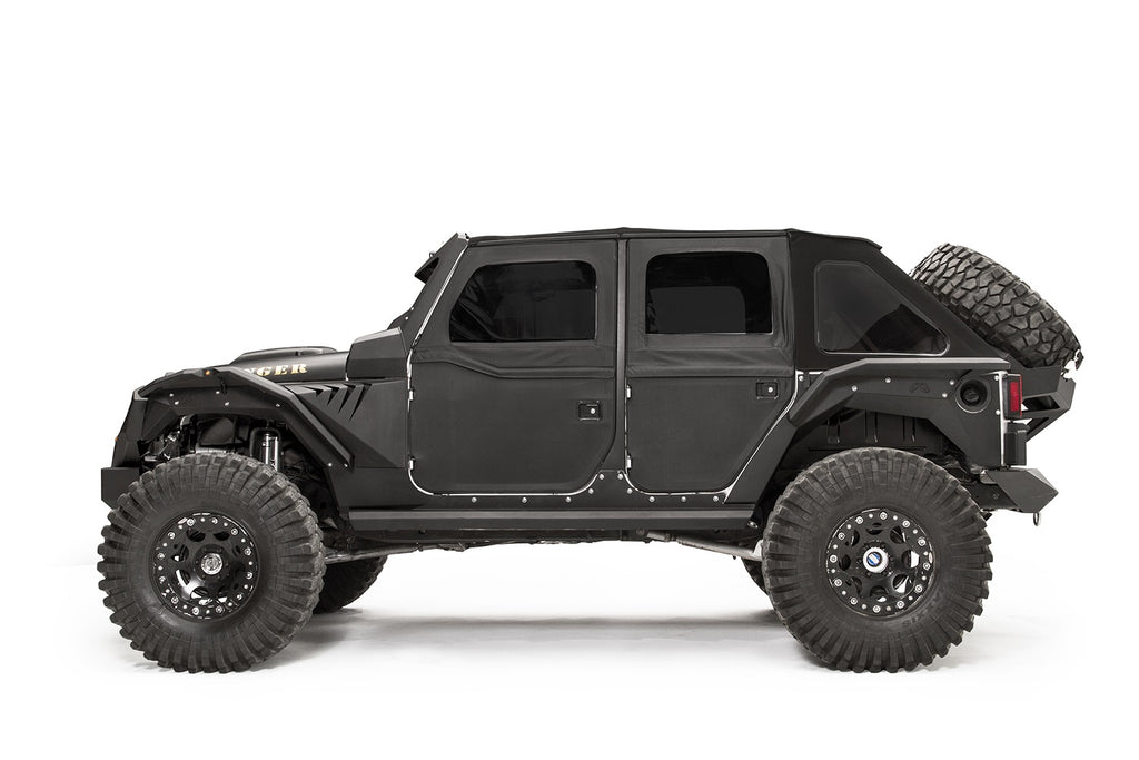 Fab Fours JK1005-1 Fender Flare Fits 07-24 Wrangler (JK) Wrangler (JL)