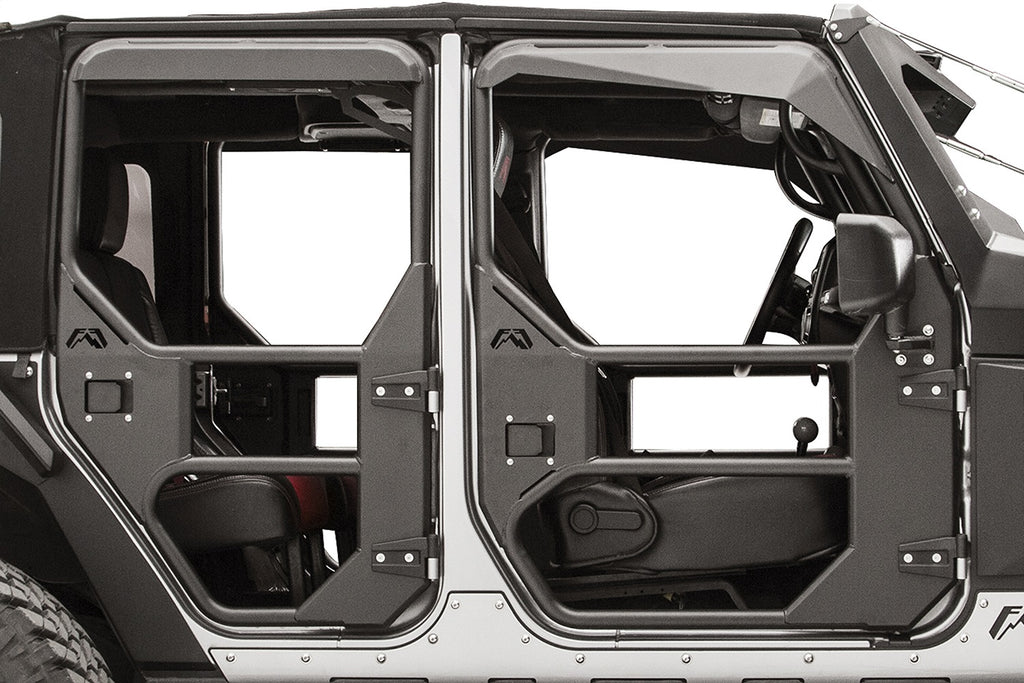 Fab Fours JK1030-1 Full Tube Doors Fits 07-18 Wrangler (JK)