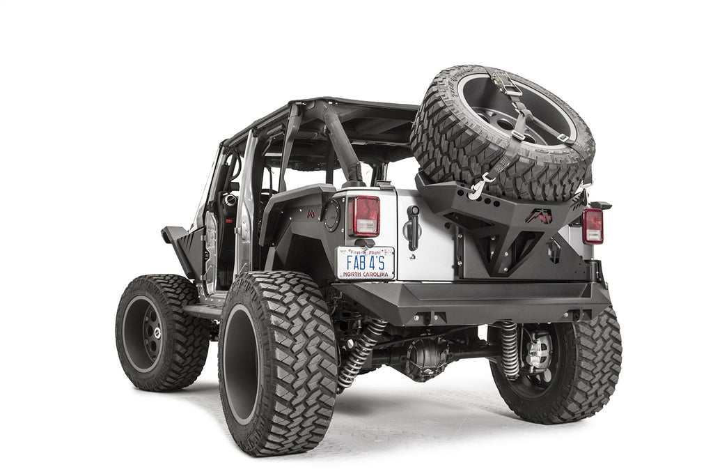 Fab Fours JK2070-B Spare Tire Carrier Fits 07-18 Wrangler (JK)