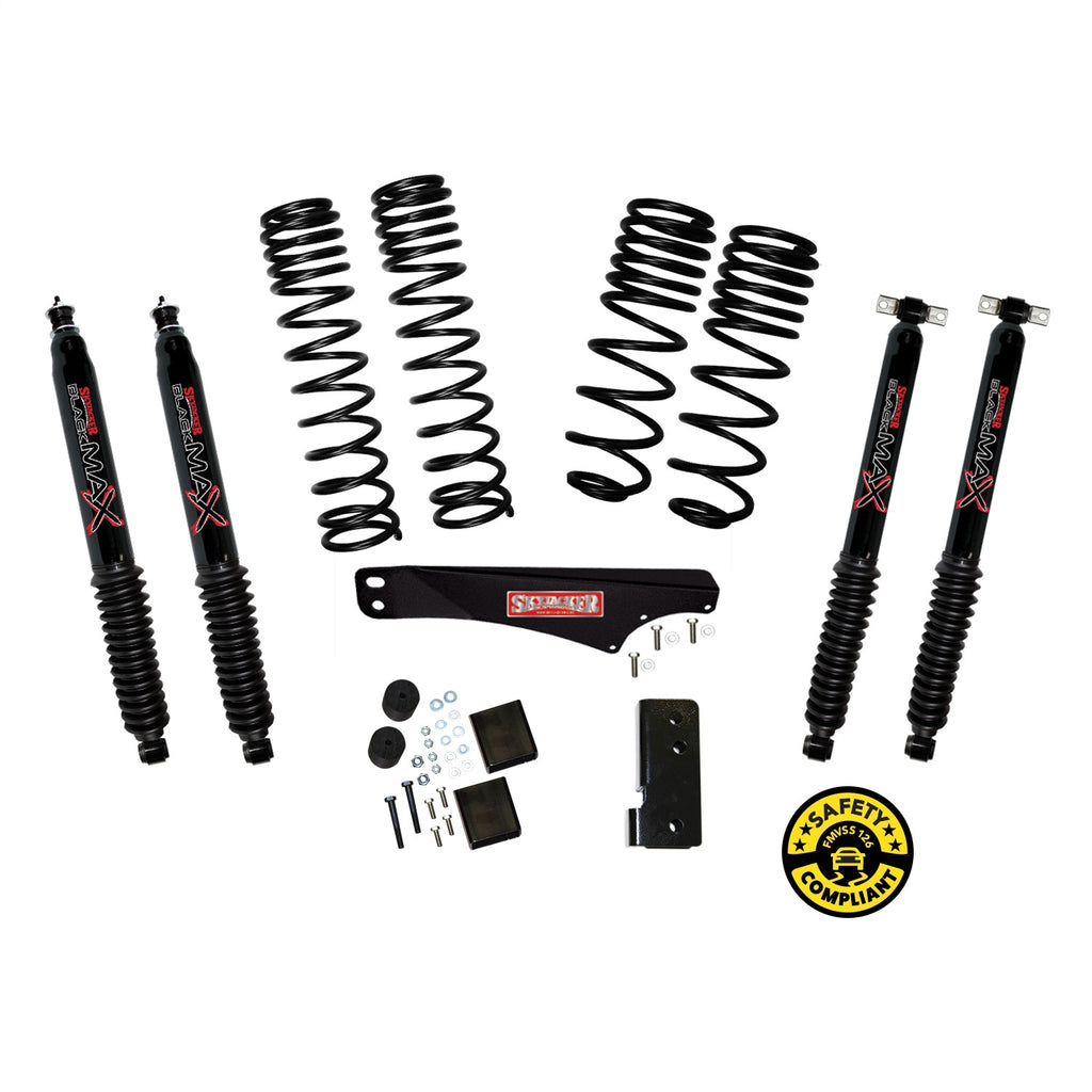 Skyjacker JK25BPBLT Suspension Lift Kit w/Shock Fits 07-18 Wrangler (JK)